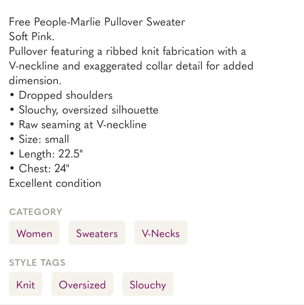 Free people Marley sweater - Picture 3 of 3